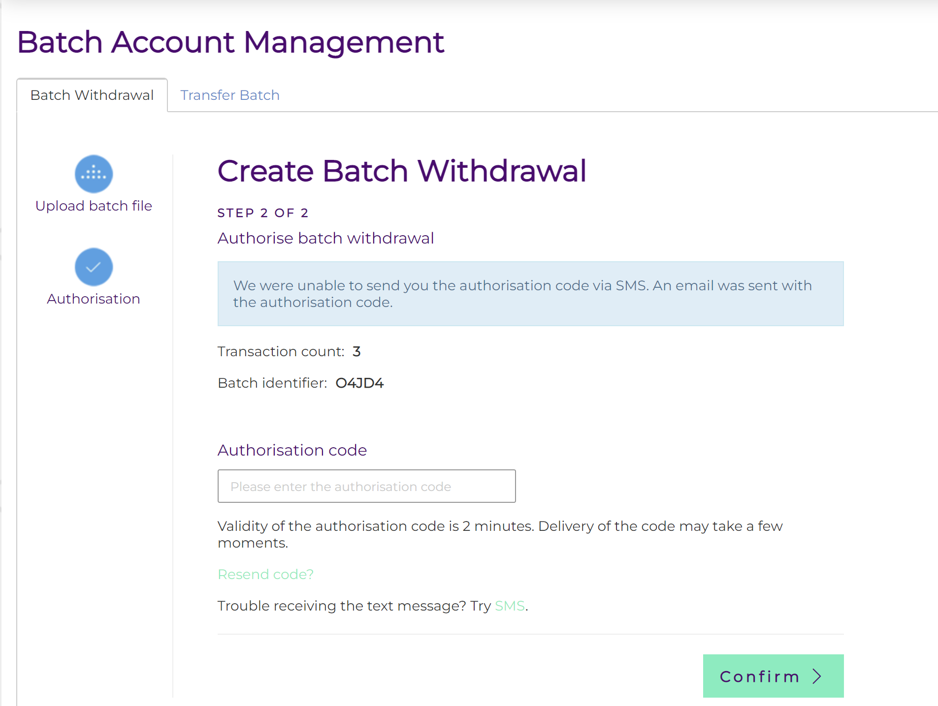 Batch-Withdrawals Batch-Withdrawals