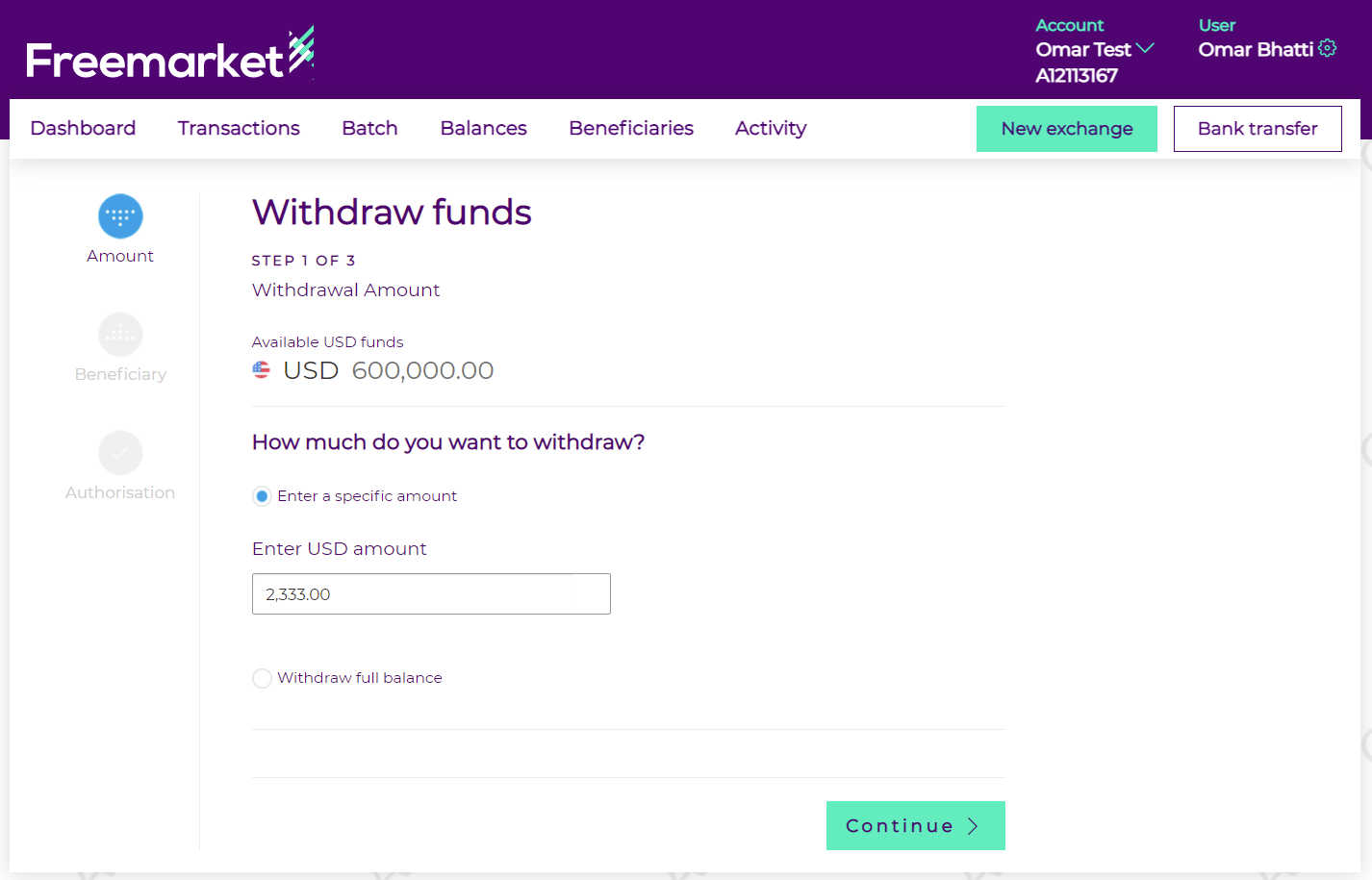 How to make a withdrawal How to make a withdrawal